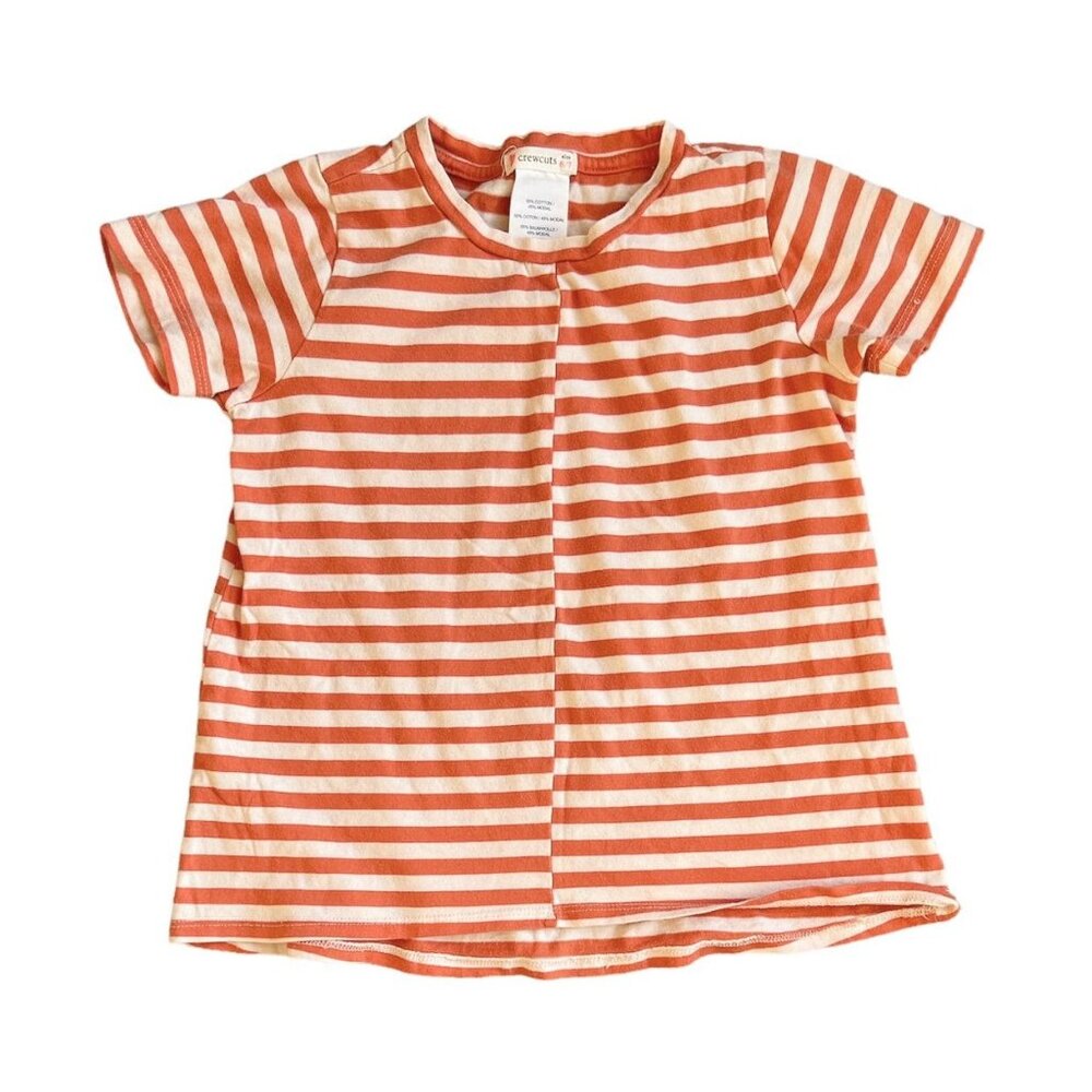 Crewcuts Stripe Swing Tee